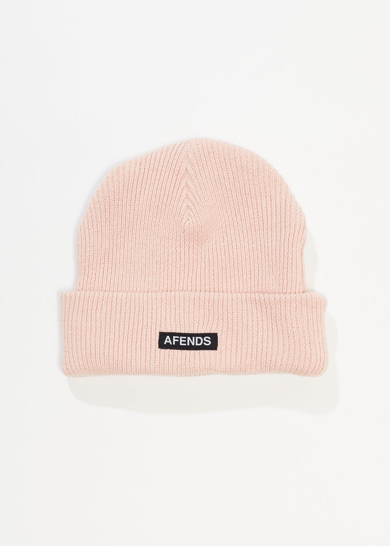 Afends Unisex Home Town - Recycled Knit Beanie - Lotus