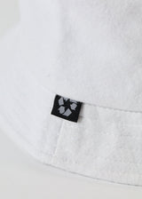 AFENDS Unisex Naughty - Recycled Fleece Bucket Hat - White - Afends unisex naughty   recycled fleece bucket hat   white   streetwear   sustainable fashion