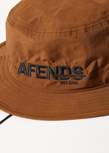 Afends Unisex Vinyl - Bucket Hat - Toffee - Afends unisex vinyl   bucket hat   toffee   streetwear   sustainable fashion