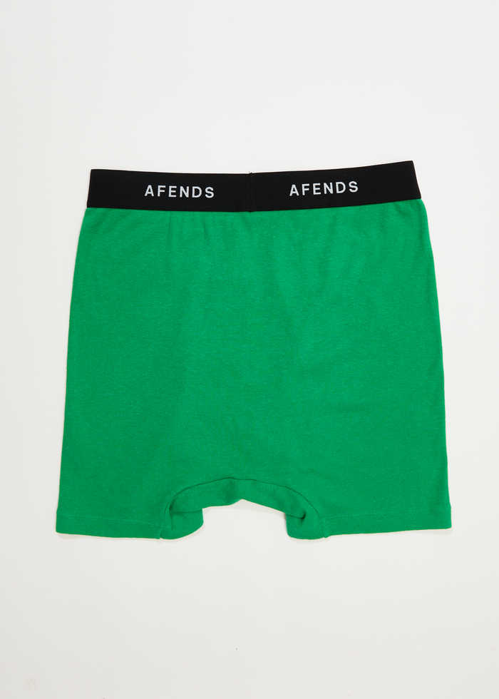 Afends Mens Absolute - Hemp Boxer Briefs - Forest - Streetwear - Sustainable Fashion