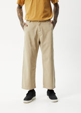 AFENDS Mens Pablo - Baggy Pants - Cement - Afends mens pablo   baggy pants   cement   streetwear   sustainable fashion