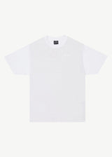 AFENDS Mens Staple - Hemp Boxy Logo T-Shirt - White - Afends mens staple   hemp boxy logo t shirt   white   streetwear   sustainable fashion