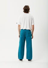 AFENDS Mens Pablo - Recycled Baggy Pants - Azure - Afends mens pablo   recycled baggy pants   azure   streetwear   sustainable fashion