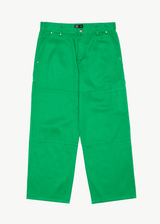Afends Mens Sleepy Hollow Richmond - Hemp Twill Baggy Workwear Pants - Forest - Afends mens sleepy hollow richmond   hemp twill baggy workwear pants   forest   streetwear   sustainable fashion