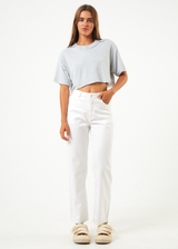 AFENDS Womens Shelby - Hemp Wide Leg Pants - White - Afends womens shelby   hemp wide leg pants   white   streetwear   sustainable fashion