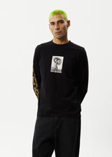 Afends Mens Farm Fresh - Long Sleeve Tee - Black - Afends mens farm fresh   long sleeve tee   black   streetwear   sustainable fashion