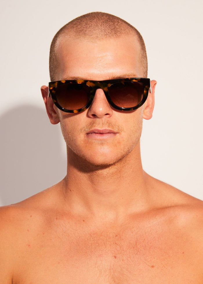 Afends Unisex Cali Kush - Sunglasses - Brown Shell - Streetwear - Sustainable Fashion