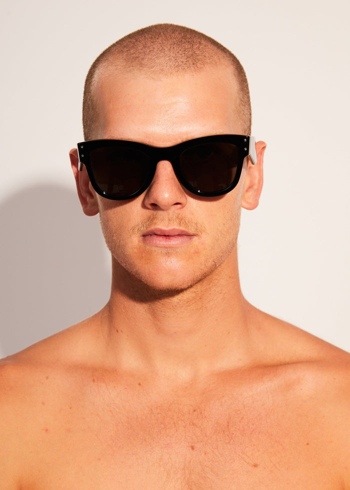 Afends Unisex Premium OG - Sunglasses - Gloss Black - Streetwear - Sustainable Fashion