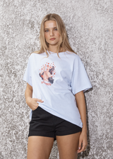 AFENDS Womens Dixie - Oversized Tee - White - Afends womens dixie   oversized tee   white