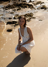 AFENDS Womens Dakota - Mini Dress - White - Afends womens dakota   mini dress   white 