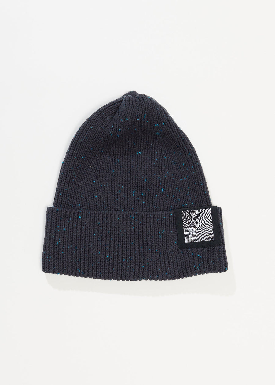 AFENDS Unisex Solace - Unisex Knit Beanie - Charcoal 
