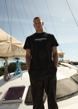 AFENDS Mens Take A Trip - Boxy Tee - Black - Afends mens take a trip   boxy tee   black