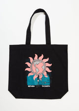 AFENDS Unisex Return To Earth - Tote Bag - Black - Afends unisex return to earth   tote bag   black 