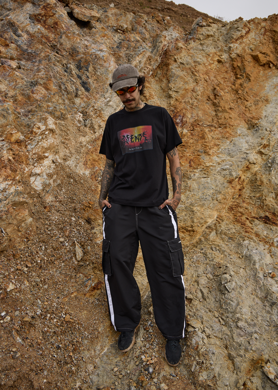 AFENDS Mens House Related - Cargo Pant - Black