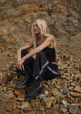 AFENDS Womens Thorn Bound - Sweat Pant - Black - Afends womens thorn bound   sweat pant   black