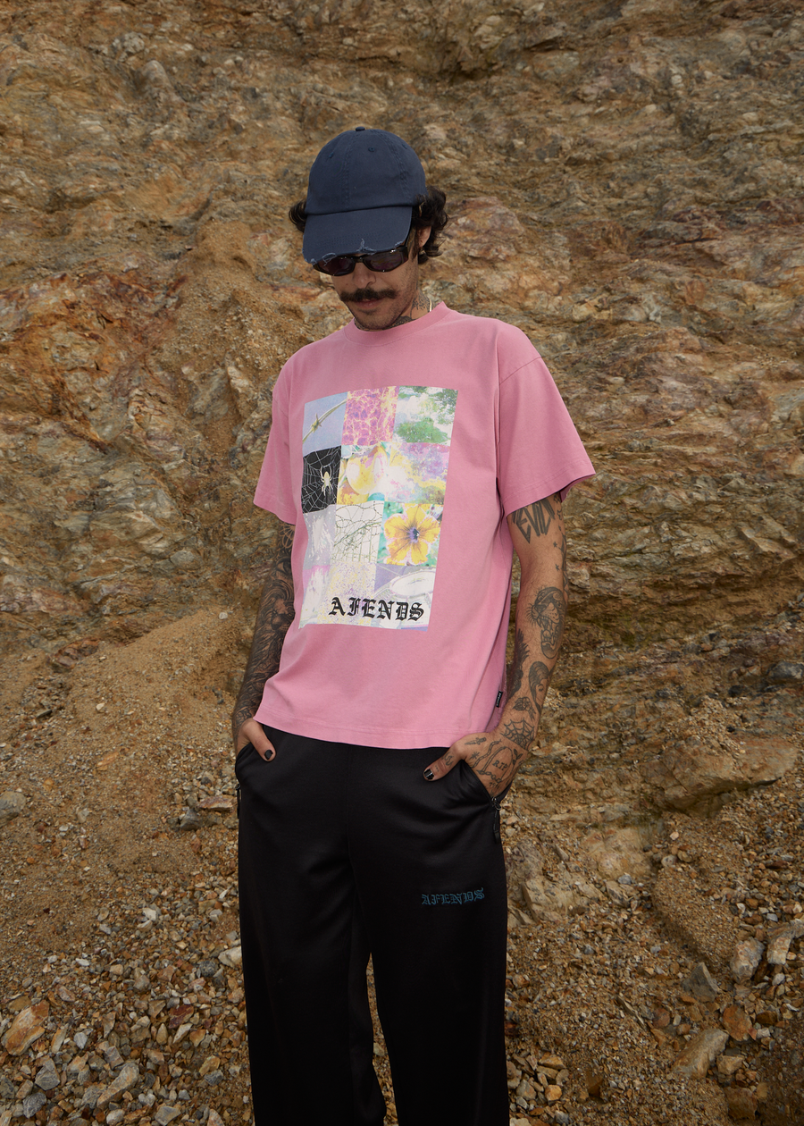 AFENDS Mens Genesis - Six Panel Cap - Washed Deep Sea