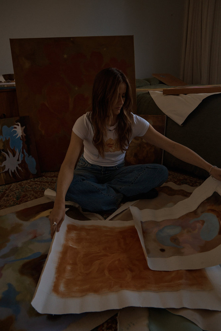 AFENDS Womens Dark Heaven - Baby Tee - White