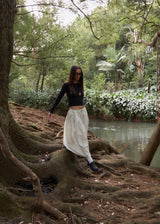 AFENDS Womens Legacy - Check Midi Skirt - Boa Check - Afends womens legacy   check midi skirt   boa check