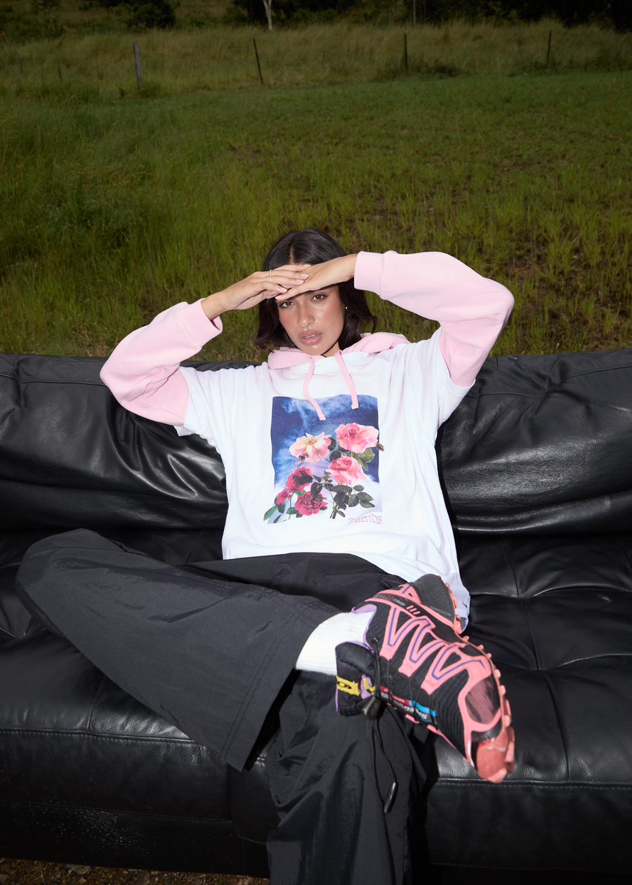 AFENDS Womens Nans House - Oversized Tee - White