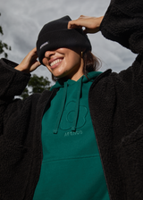 AFENDS Womens Blossom - Hoodie - Pine - Afends womens blossom   hoodie   pine