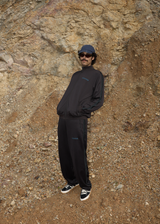 AFENDS Mens Spinal - Track Pant - Black - Afends mens spinal   track pant   black