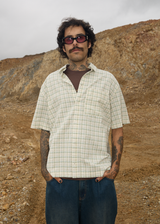 AFENDS Mens Legacy - Short Sleeve Shirt - Boa Check - Afends mens legacy   short sleeve shirt   boa check