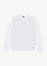 AFENDS Mens Essential - Long Sleeve Tee - White - Afends mens essential   long sleeve tee   white
