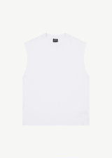 AFENDS Mens Vacation - Sleeveless Tee - White - Afends mens vacation   sleeveless tee   white