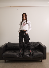 AFENDS Womens Worlds Above - Baby Tee - White - Afends womens worlds above   baby tee   white