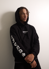 AFENDS Mens Gothic - Hoodie - Black - Afends mens gothic   hoodie   black