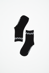 AFENDS Womens Blair - Socks Two Pack - Black / White - Afends womens blair   socks two pack   black / white