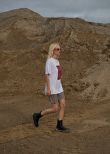 AFENDS Womens Dark Heaven - Oversized Tee - White - Afends womens dark heaven   oversized tee   white