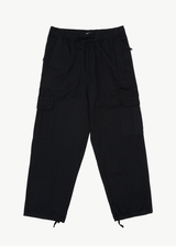 AFENDS Mens Atlas - Cargo Pant - Black - Afends mens atlas   cargo pant   black