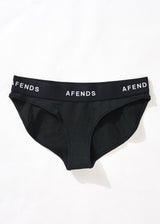 AFENDS Womens Molly - Bikini Briefs 3 Pack - Black - Afends womens molly   bikini briefs 3 pack   black a220666 blk xs