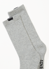 AFENDS Mens Everyday - Socks One Pack - Shadow Grey Marle - Afends mens everyday   socks one pack   shadow grey marle