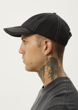 AFENDS Mens Core - Six Panel Cap - Black - Afends mens core   six panel cap   black 