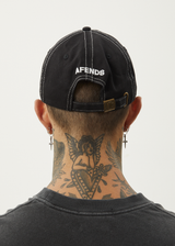 AFENDS Mens Core - Six Panel Cap - Black - Afends mens core   six panel cap   black 