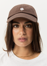 AFENDS Mens Core - Six Panel Cap - Coffee - Afends mens core   six panel cap   coffee