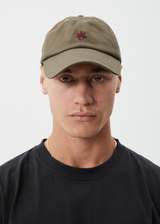 AFENDS Mens Core - Six Panel Cap - Fossil - Afends mens core   six panel cap   fossil