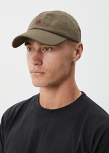 AFENDS Mens Core - Six Panel Cap - Fossil - Afends mens core   six panel cap   fossil