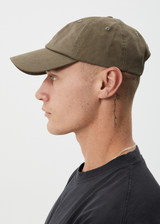 AFENDS Mens Core - Six Panel Cap - Fossil - Afends mens core   six panel cap   fossil