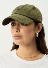 AFENDS Mens Core - Six Panel Cap - Military - Afends mens core   six panel cap   military