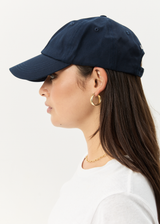 AFENDS Mens Core - Six Panel Cap - Navy - Afends mens core   six panel cap   navy