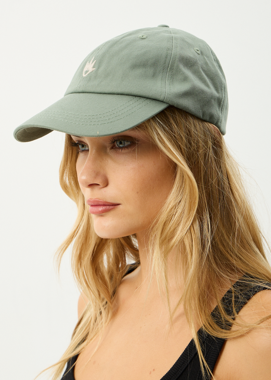AFENDS Mens Core - Six Panel Cap - Oil Green