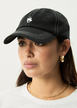AFENDS Mens Core - Six Panel Cap - Black - Afends mens core   six panel cap   black