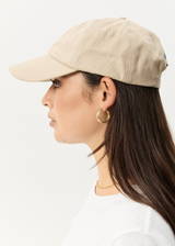 AFENDS Mens Core - Six Panel Cap - Taupe - Afends mens core   six panel cap   taupe