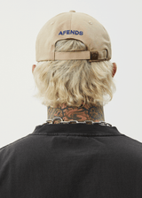 AFENDS Mens Core - Six Panel Cap - Taupe - Afends mens core   six panel cap   taupe