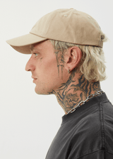 AFENDS Mens Core - Six Panel Cap - Taupe - Afends mens core   six panel cap   taupe