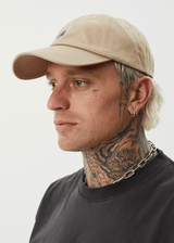 AFENDS Mens Core - Six Panel Cap - Taupe - Afends mens core   six panel cap   taupe