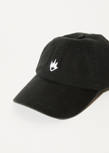 AFENDS Mens Core - Six Panel Cap - Stone Black - Afends mens core   six panel cap   stone black